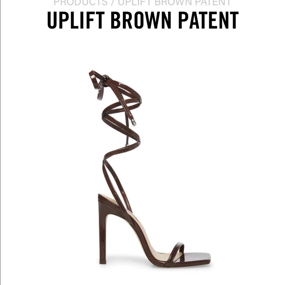 Chocolate Brown lace up heels